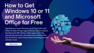 How to Get Windows 10 or 11 and Microsoft Office for Free